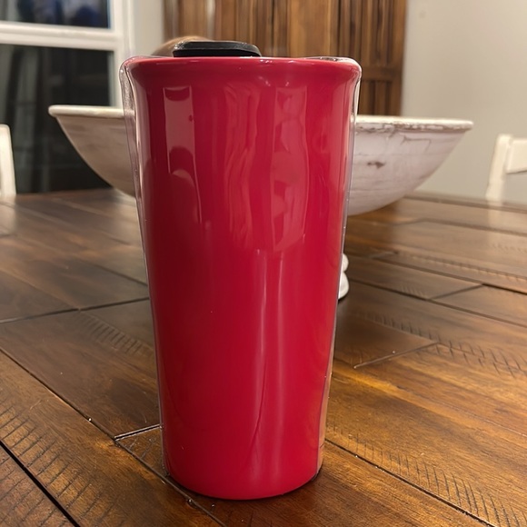 NIB Rae Dunn Red White and Booze Travel Mug Gift, Present - Picture 5 of 6